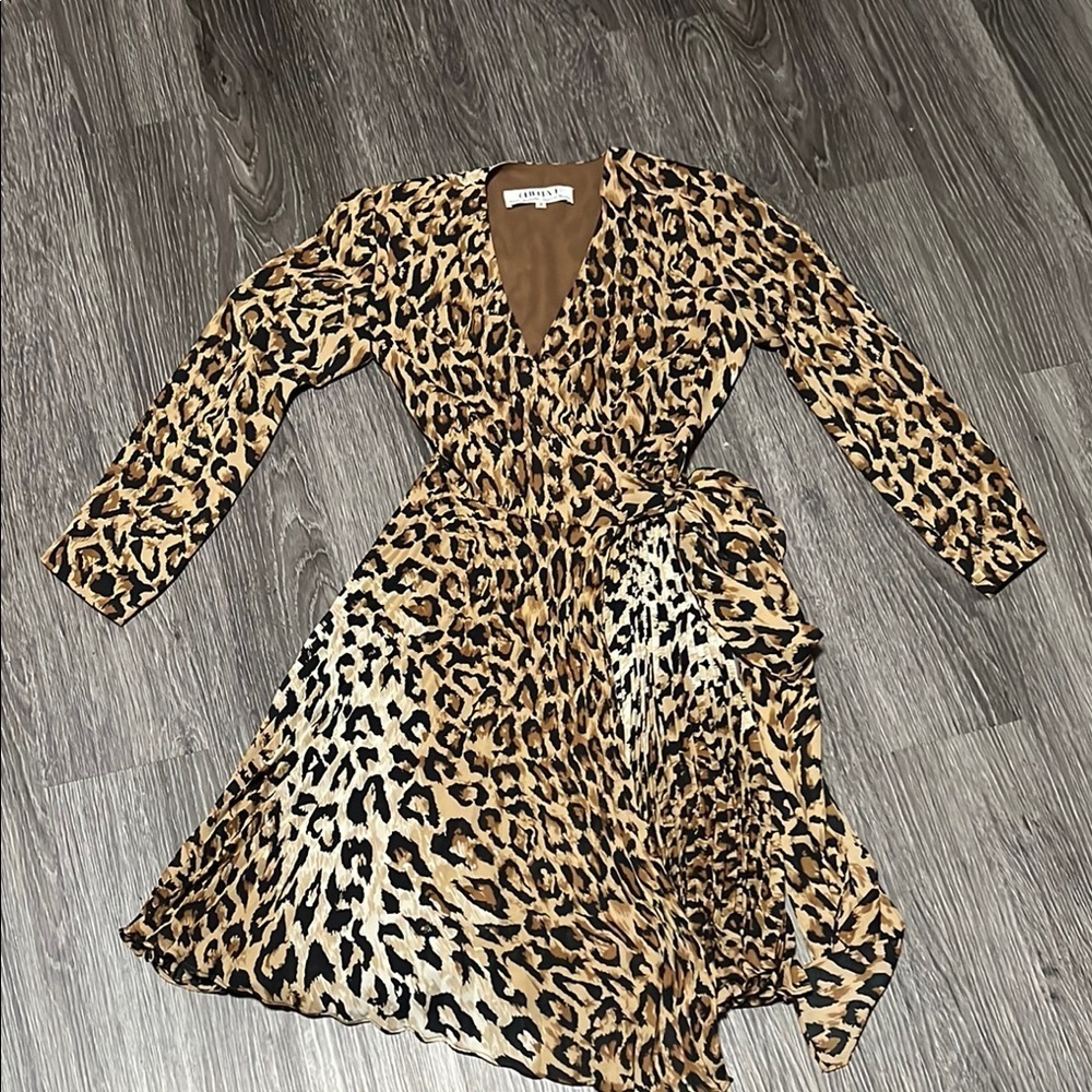Chetta B Brown and Black Wrap Sundress - Picture 7 of 8